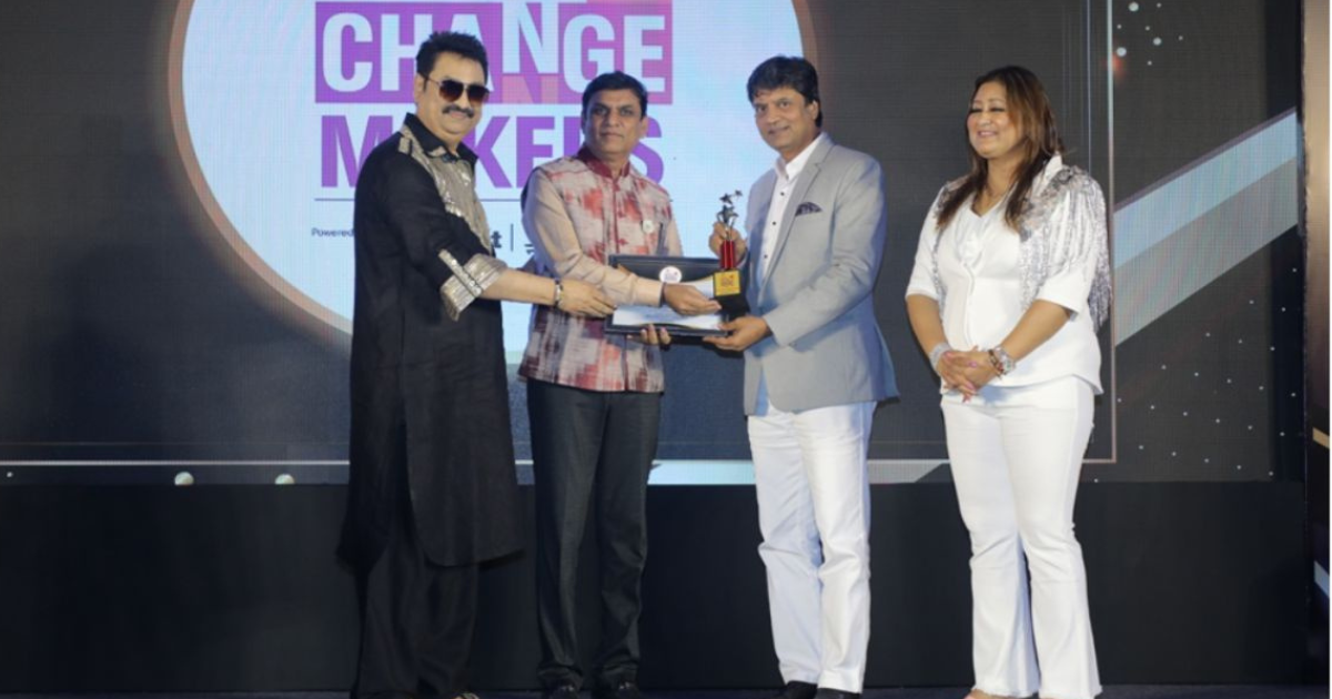 Antariksh Group founders CA L.V. Rathi and Bhagwanji N Patel bag honour at Economic Times ChangeMakers  